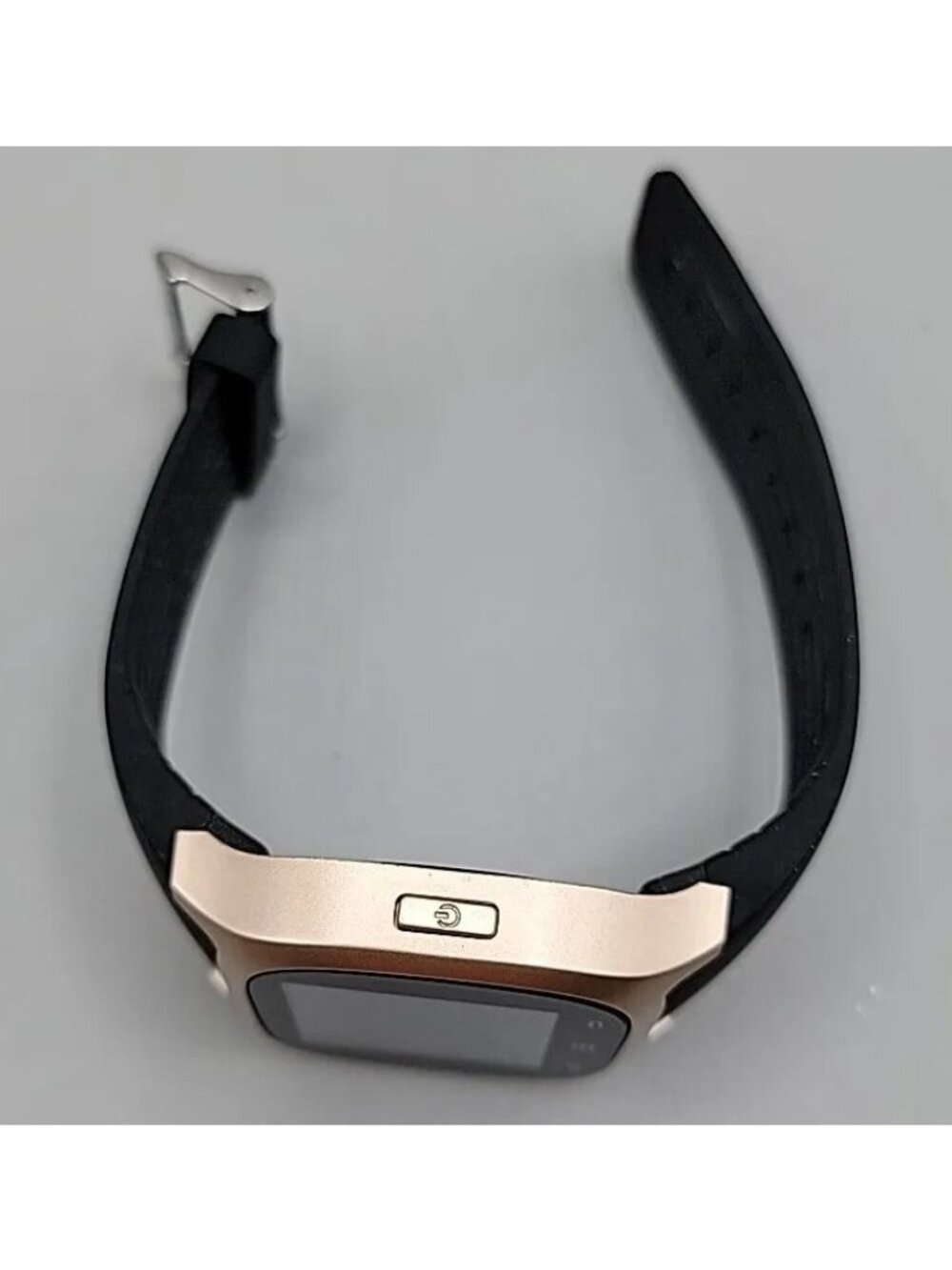iTOUCH Classic Smartwatch Gold Case Black Silicone Band Model 3360 Tested Works - Picture 15 of 16